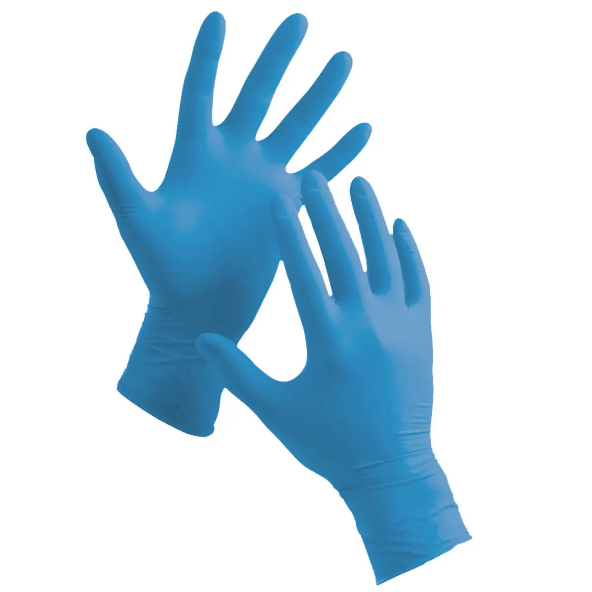 Guanti in nitrile non talcati tg. L · 100 pz - blu
