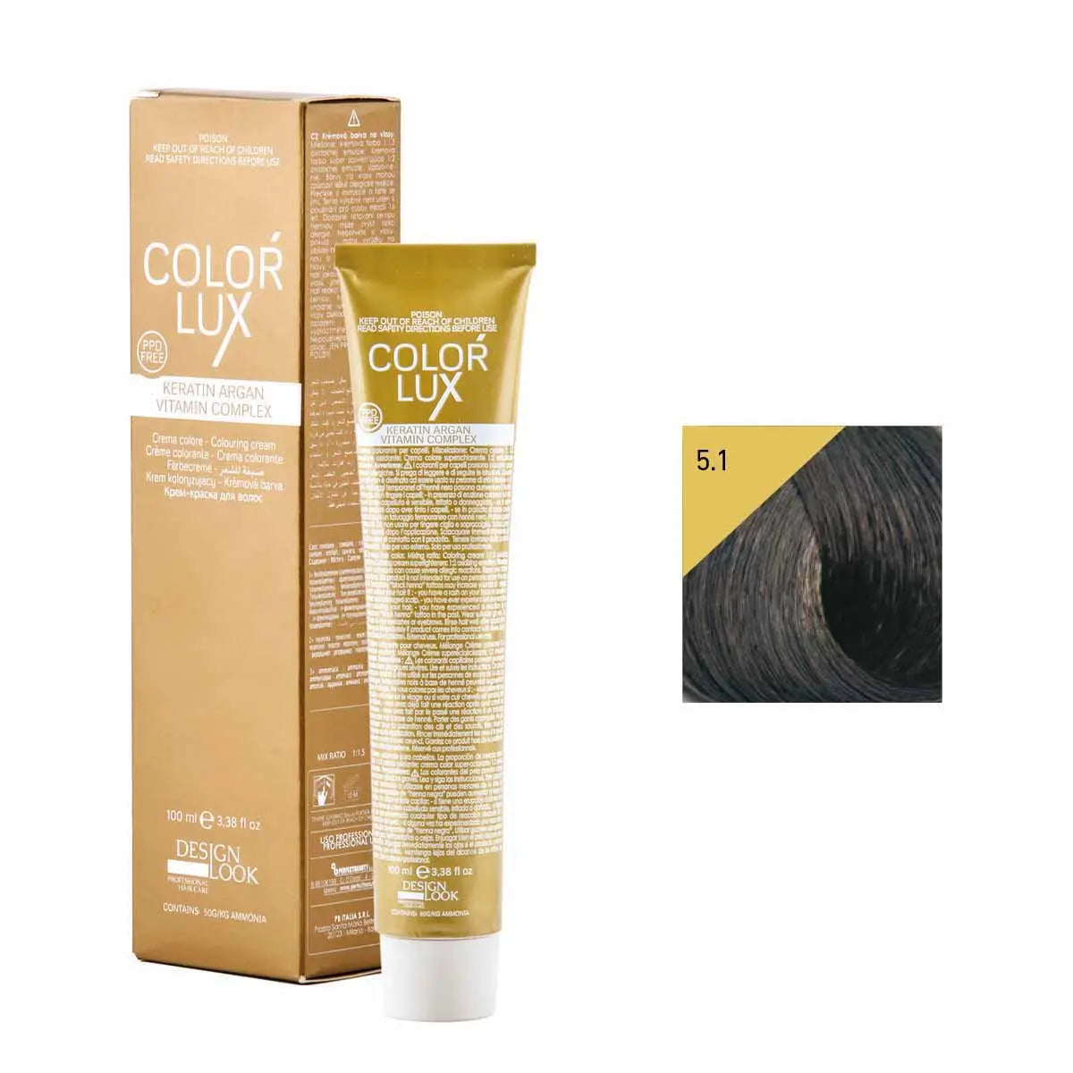 COLOR LUX 5.1 CASTANO CHIARO CENERE 100 ml