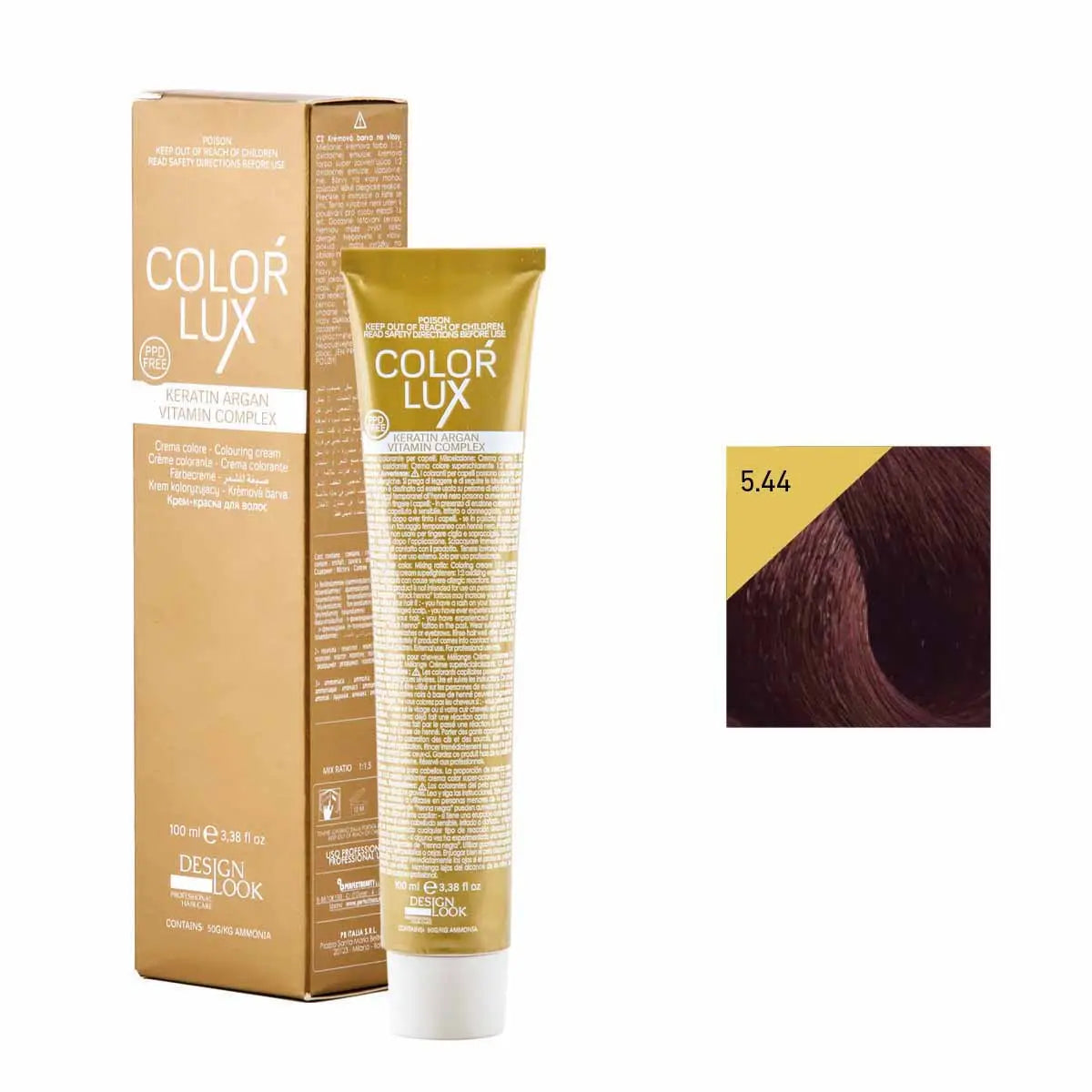 COLOR LUX 5.44 CASTANO CHIARO RAME INTENSO 100 ml