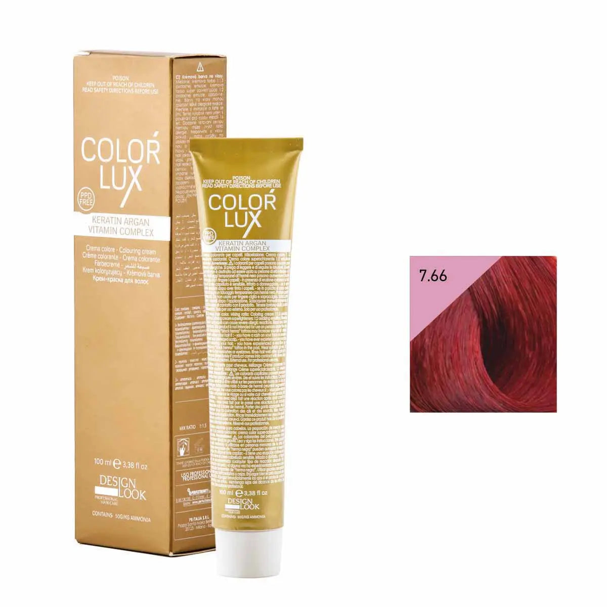 COLOR LUX 7.66 BIONDO ROSSO INTENSO 100 ml