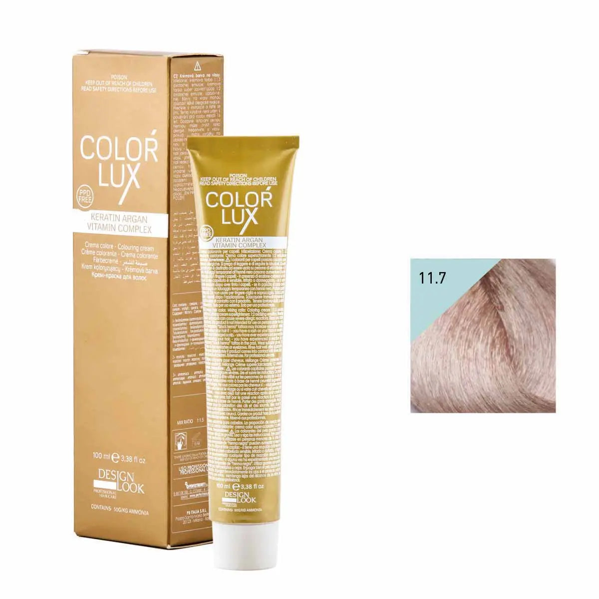 COLOR LUX 11.7 SUPER BIONDO PLATINO IRIS 100 ml