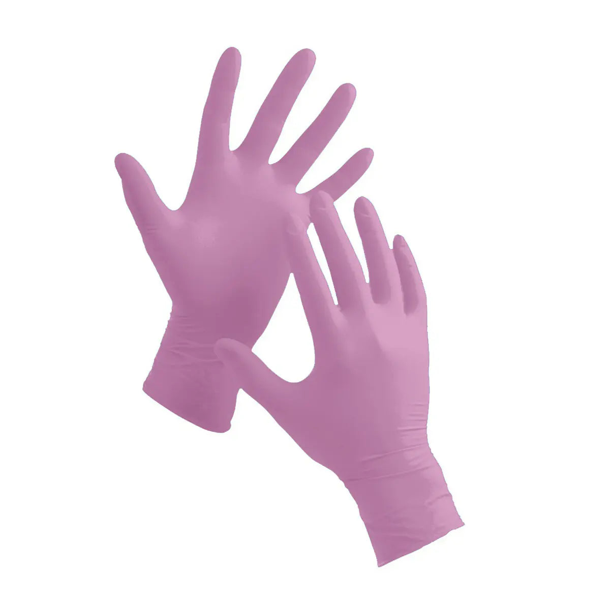 Guanti in nitrile non talcati tg. S / 100 pz - ROSA