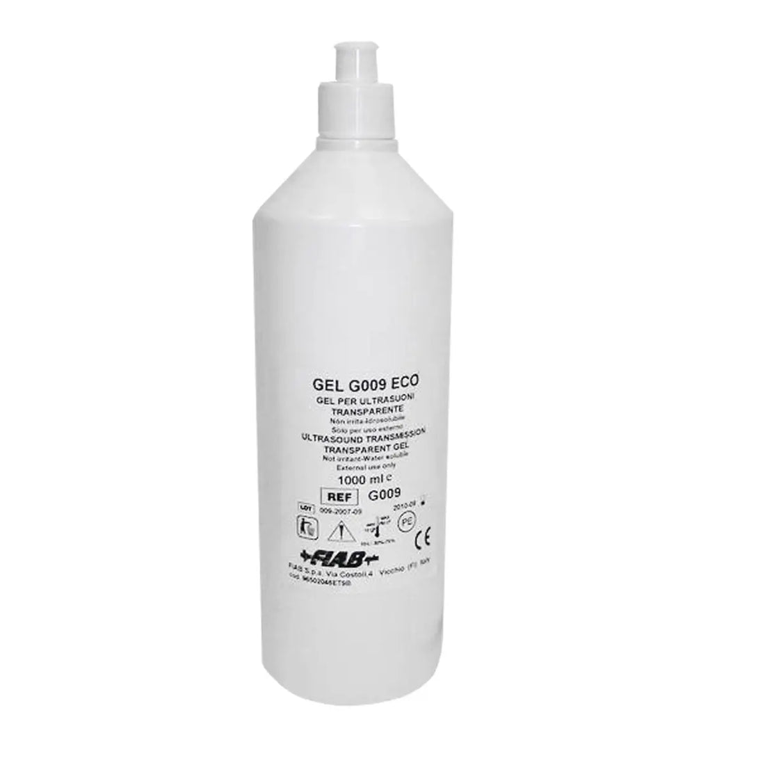 Gel per ultrasuoni (ecografia) e luce pulsata 1000 ml