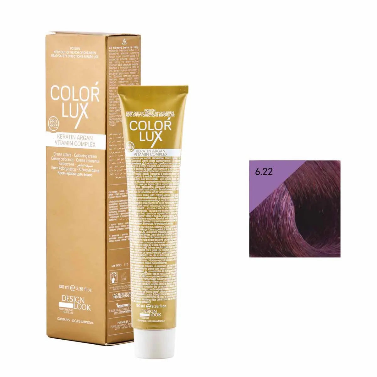 COLOR LUX 6.22 BIONDO SCUROVIOLA INTENSO 100 ml