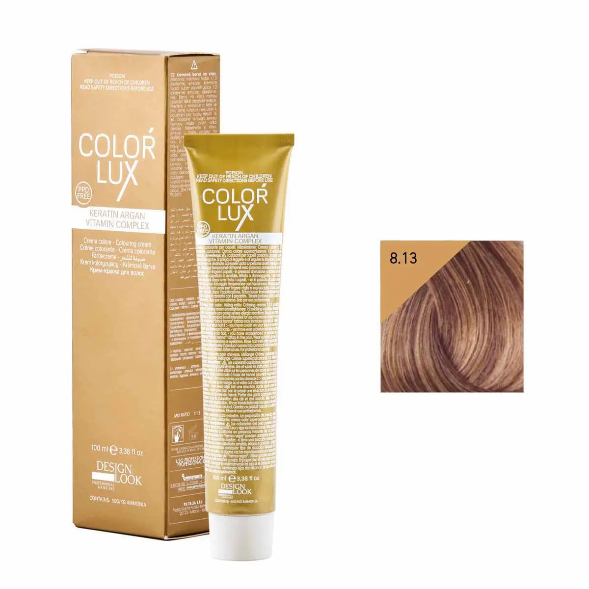 COLOR LUX 8.13 BIONDO CHIARO BEIGE 100 ml