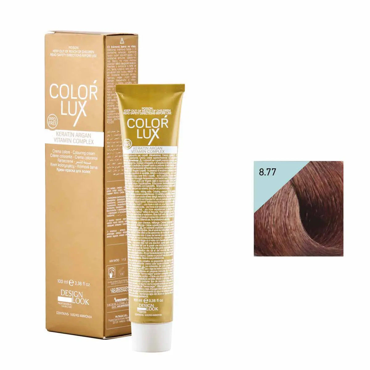 COLOR LUX 8.77 CIOCCOLATO NOCCIOLA 100 ml