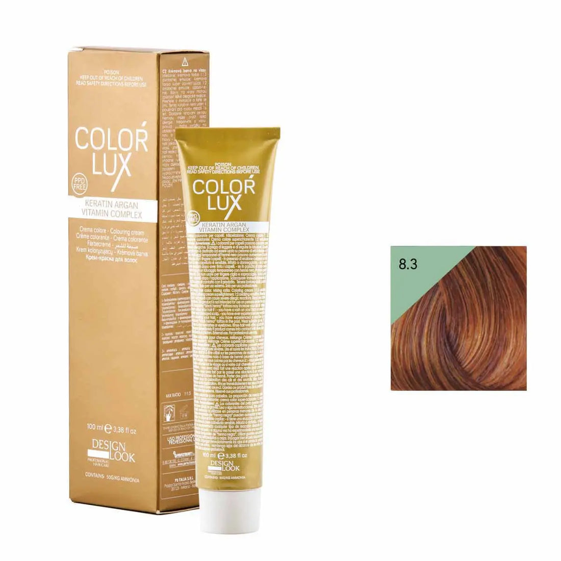 COLOR LUX 8.3 BIONDO CHIARO DORATO 100 ml