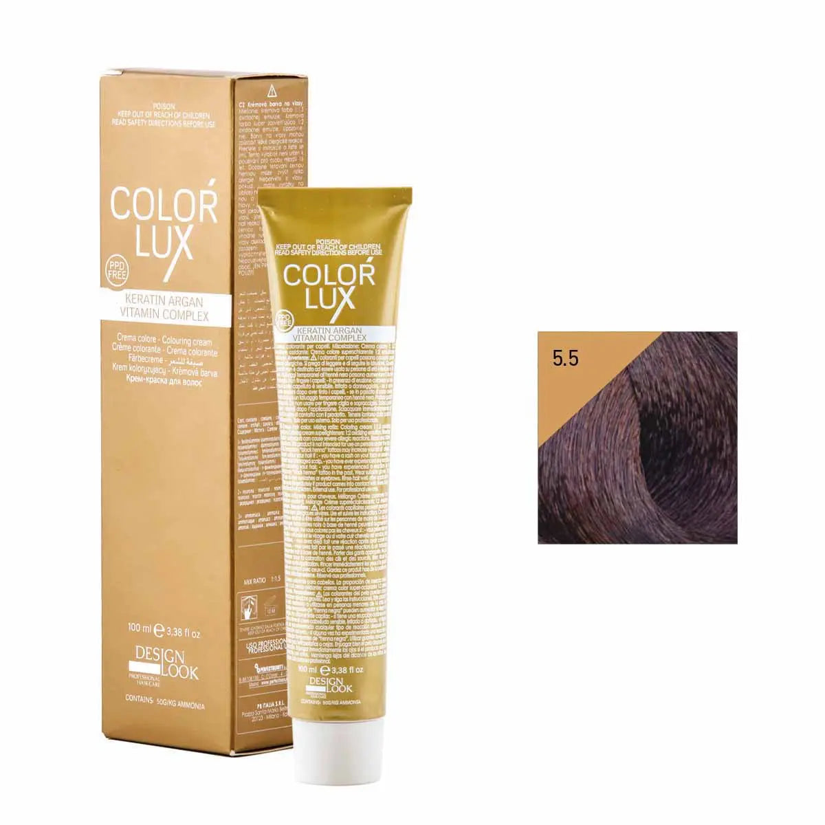 COLOR LUX 5.5 CASTANO CHIARO MOGANO 100 ml