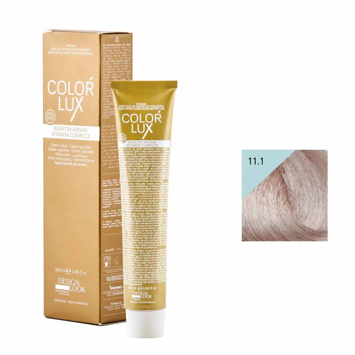 COLOR LUX 11.1 SUPER BIONDO PLATINO CENERE 100 ml