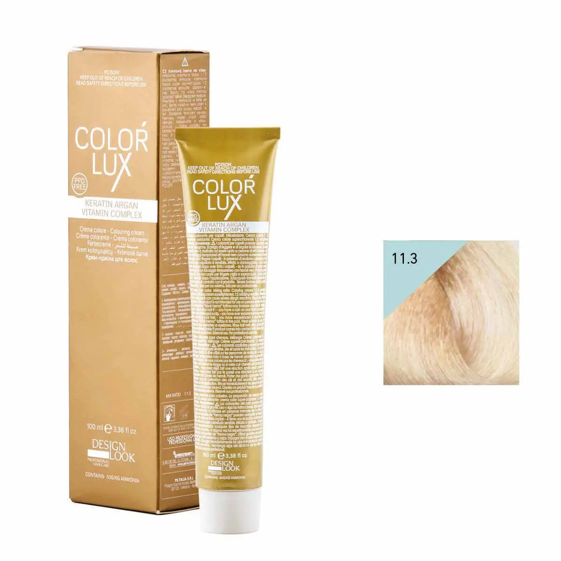 COLOR LUX 11.3 SUPER BIONDO PLATINO DORATO 100 ml