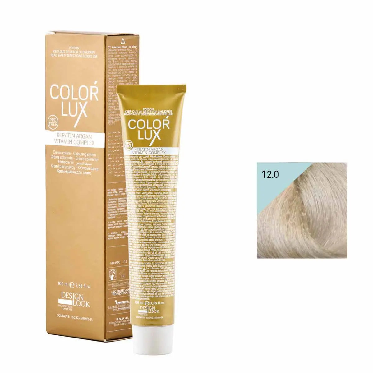 COLOR LUX 12.0 SUPER BIONDO PLATINO EXTRA 100 ml