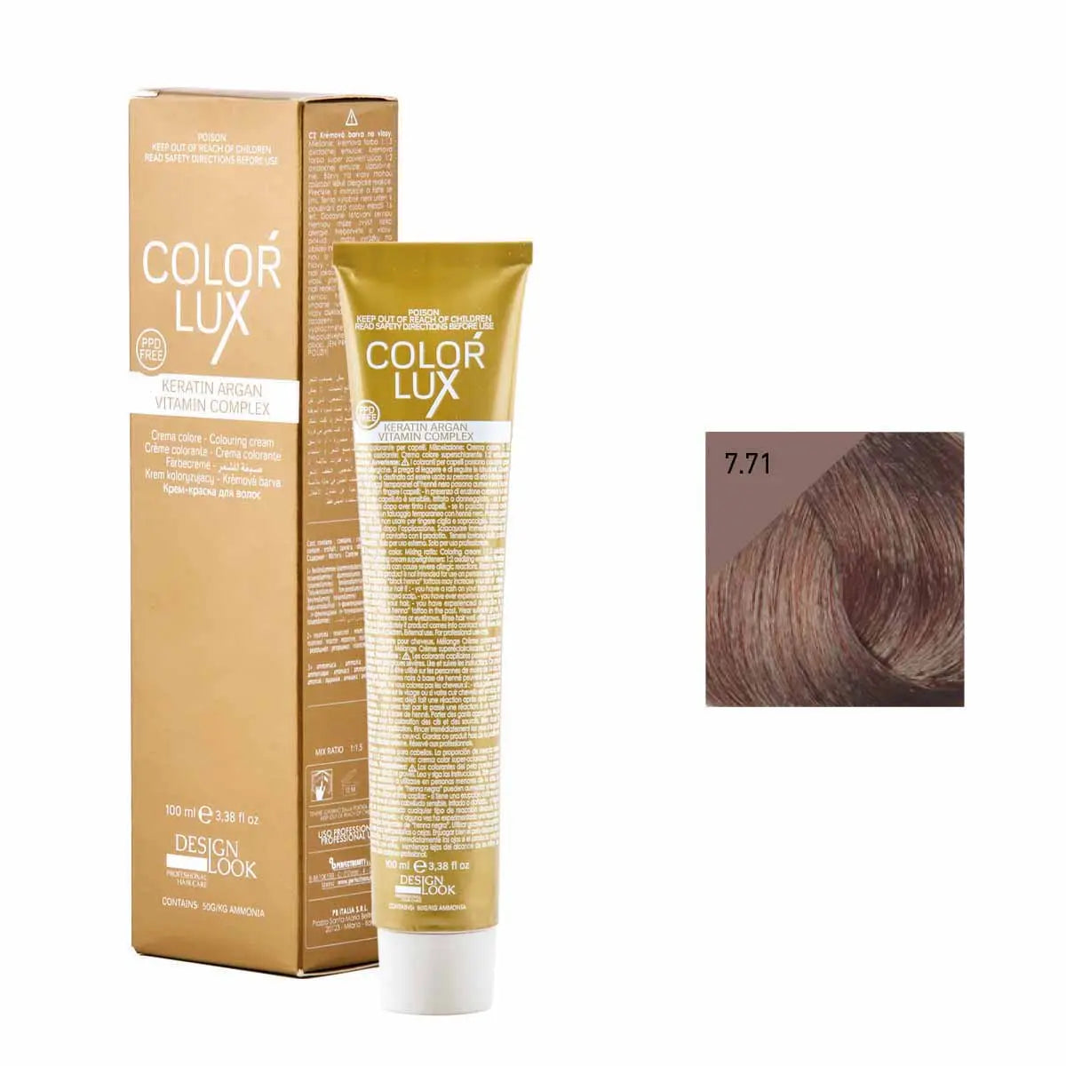 COLOR LUX 7.71 CIOCCOLATO GIANDUIA FREDDO 100 ml