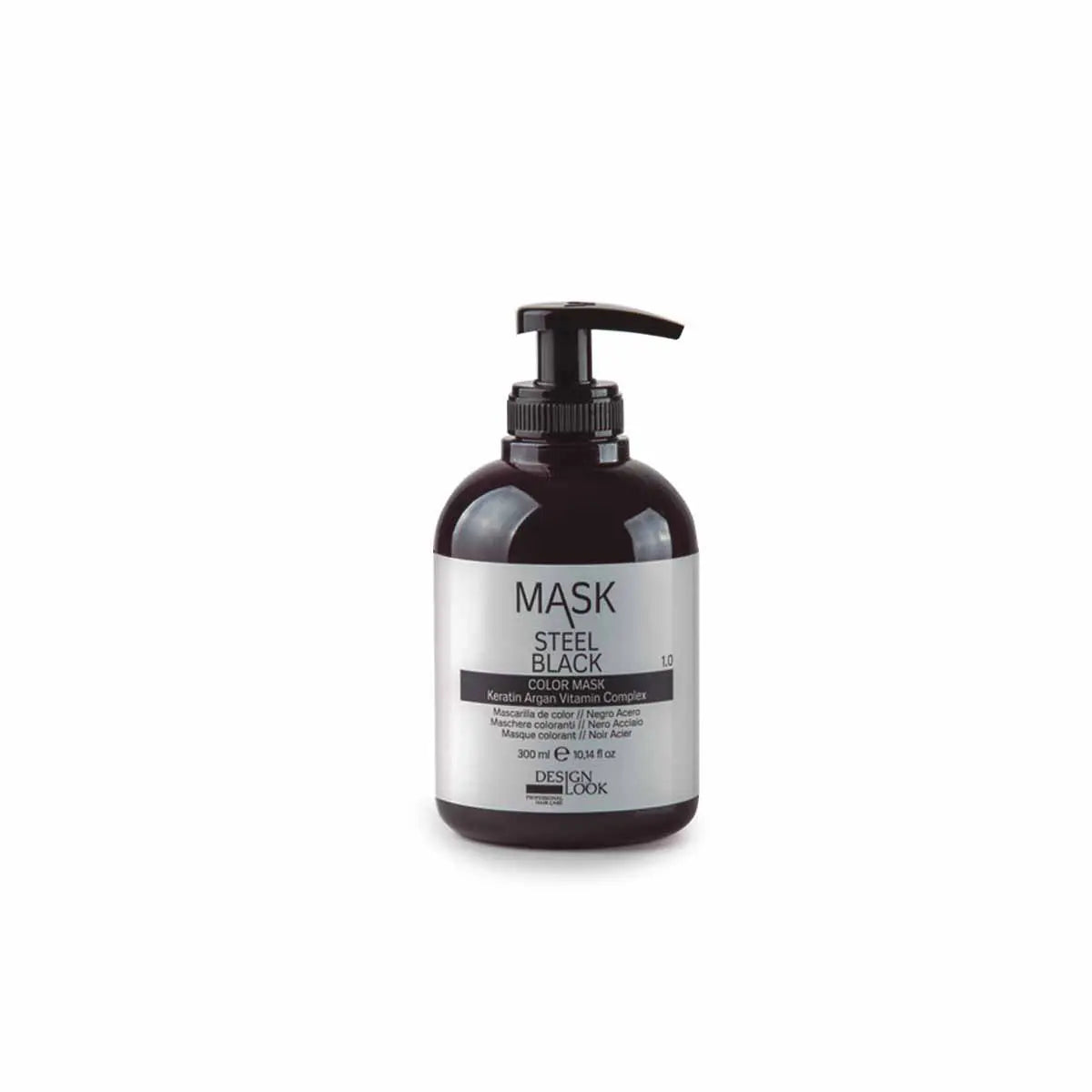 MASCHERA COLORANTE NERO ACCIAIO 300 ml