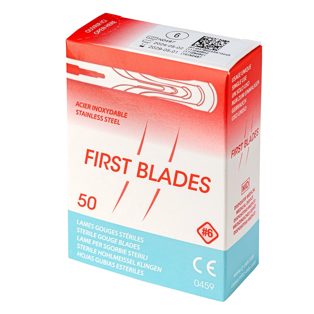 Lama Sgorbia N°6 per Allargamento Calli e Trattamento Verruche - First Blades