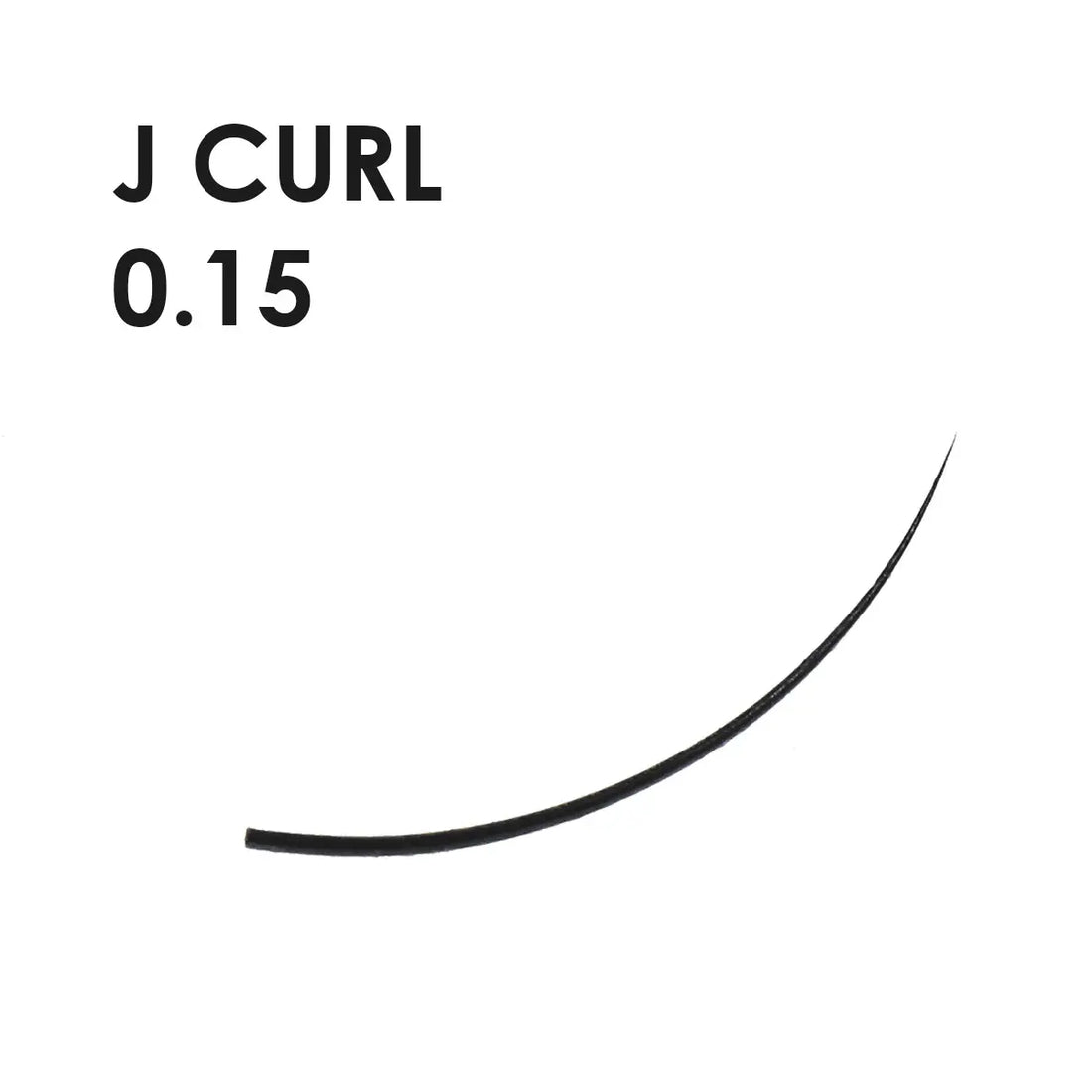 Extensions ciglia in seta - J-CURL