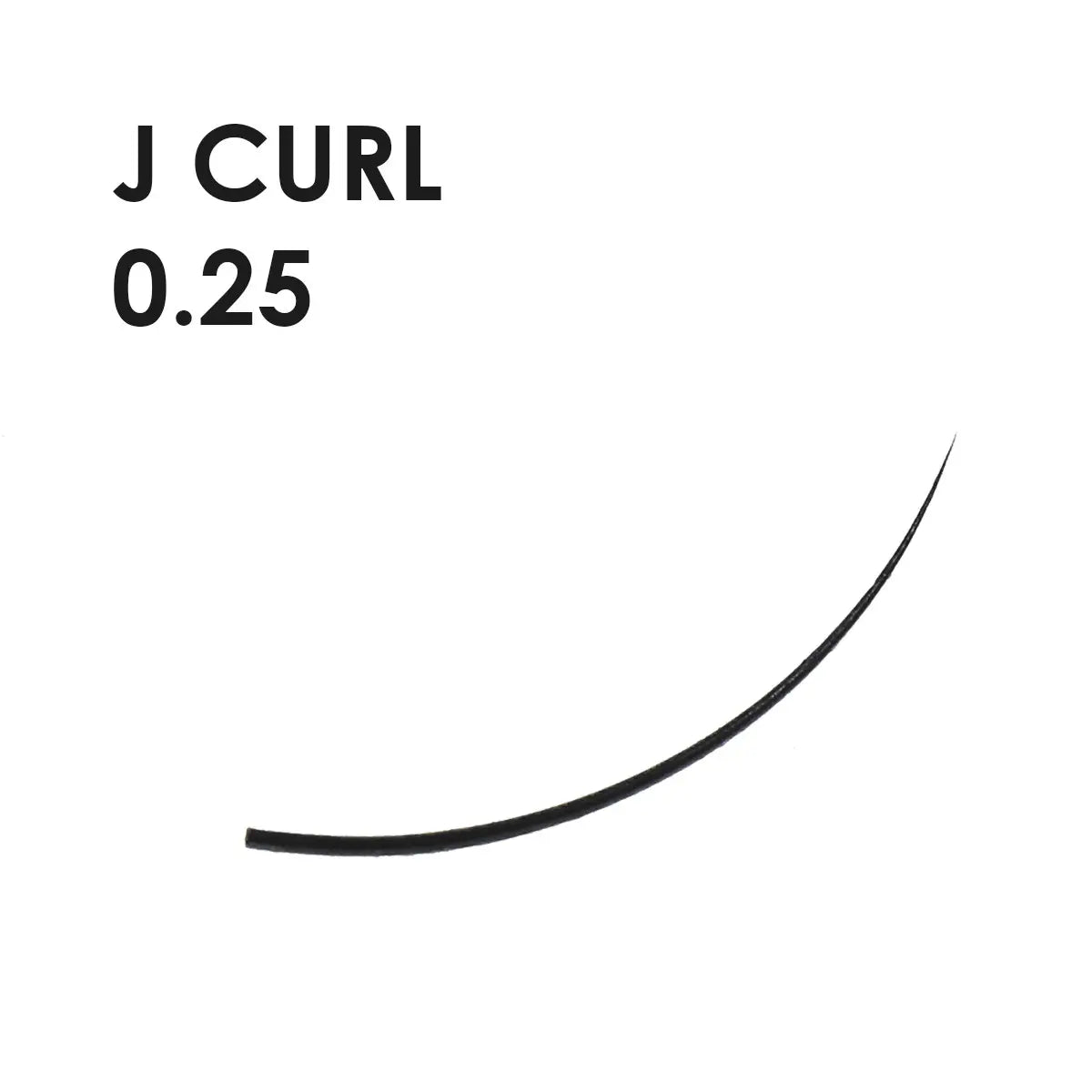 Extensions ciglia in seta - J-CURL