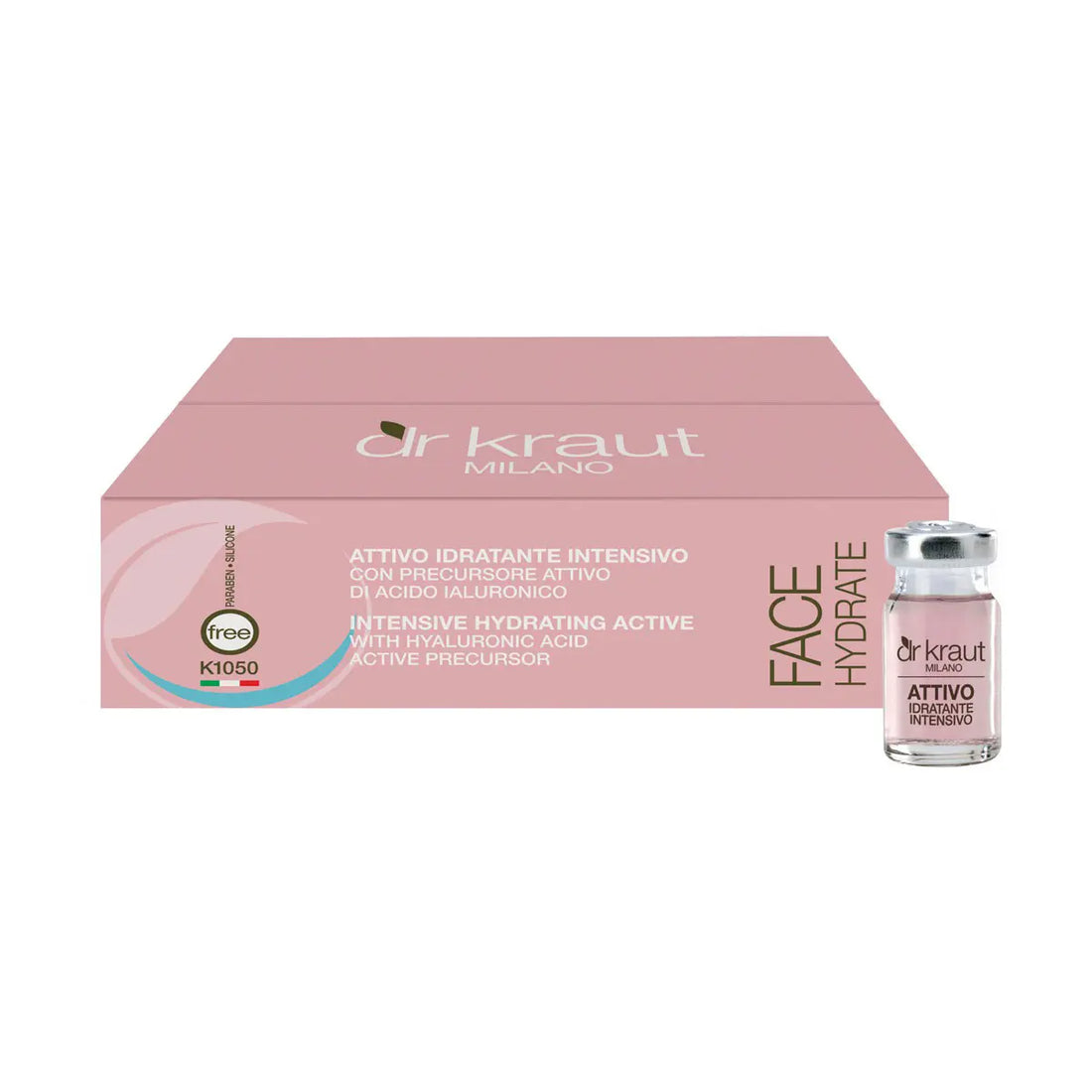 ATTIVO IDRATANTE INTENSIVO ANTIAGE con ACIDO IALURONICO ed ELASTINA MARINA 6 x 6 ml