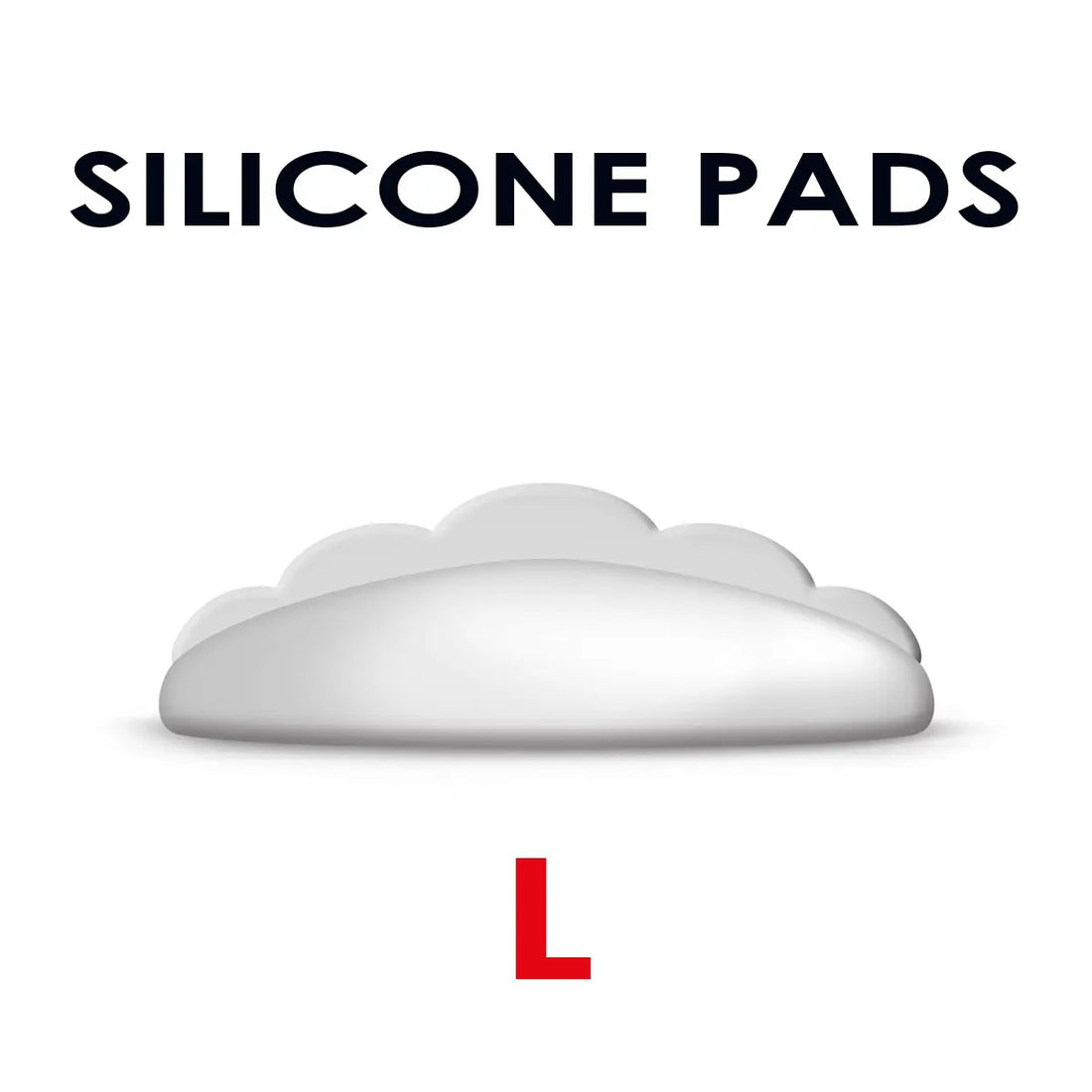 Pads in silicone - taglia L