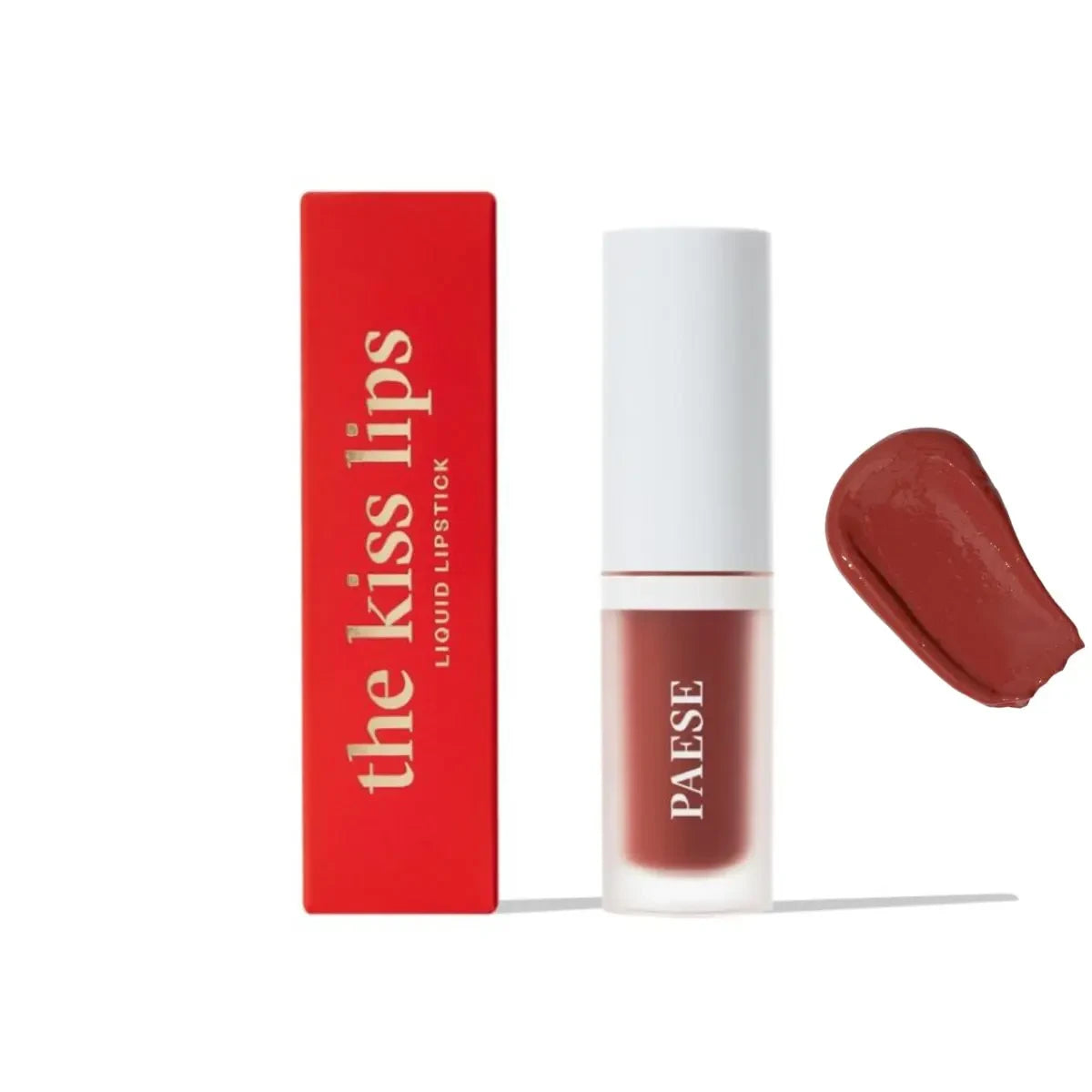 The Kiss Liquid Lipstick 04 Rusty Red