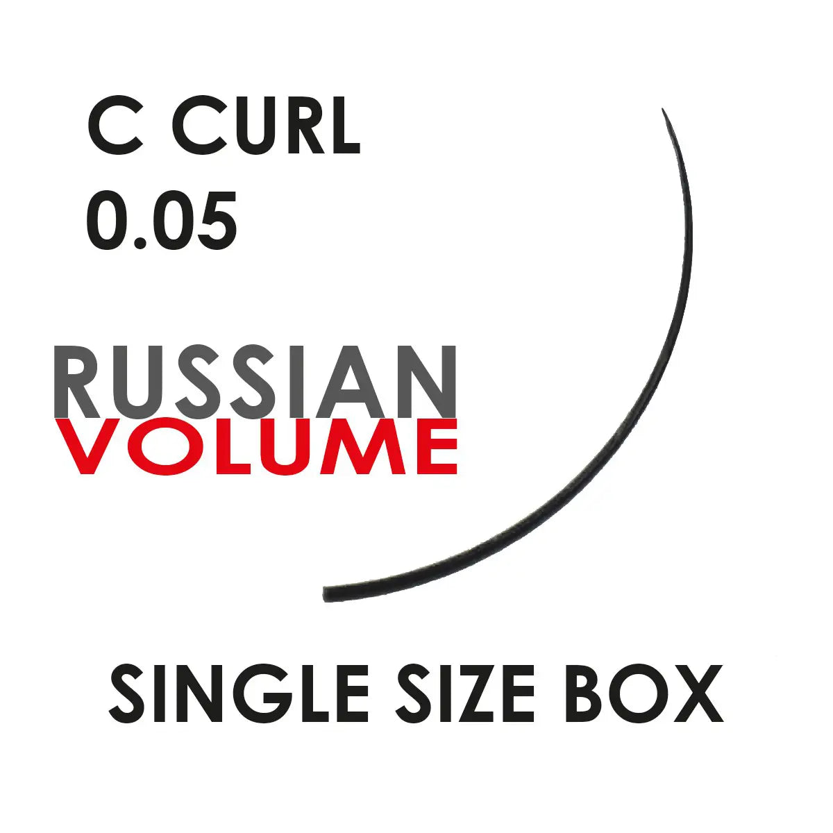 Extensions ciglia in seta - RUSSIAN VOLUME C-CURL